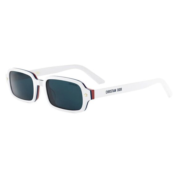 NEW DIOR SUNGLASSES DIORPACIFIC S3I 50B0 UNISEX WHITE EYEWEAR DIOR